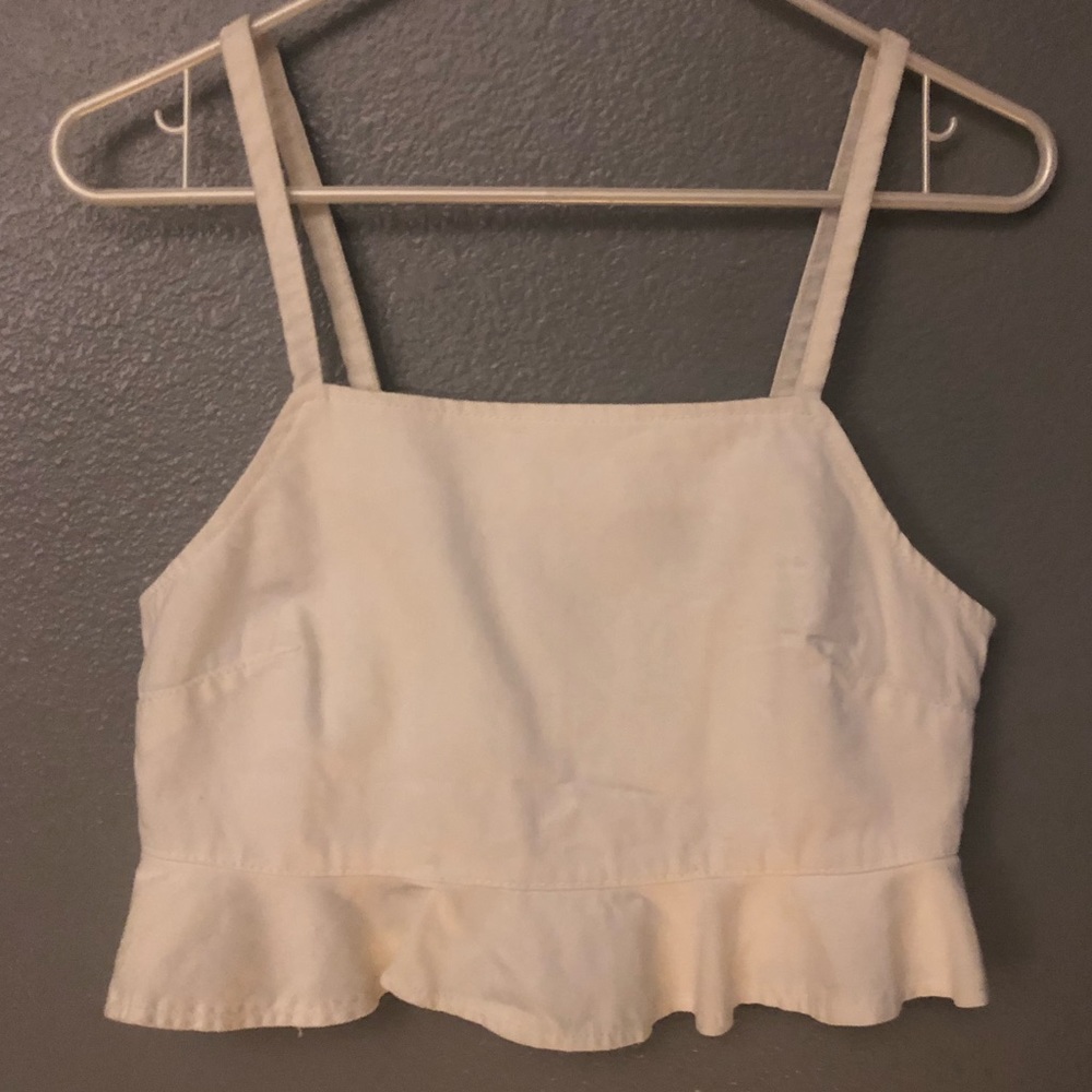 Denim crop top